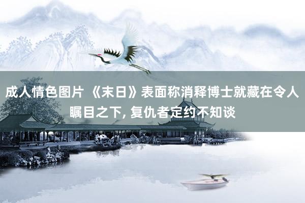 成人情色图片 《末日》表面称消释博士就藏在令人瞩目之下， 复仇者定约不知谈